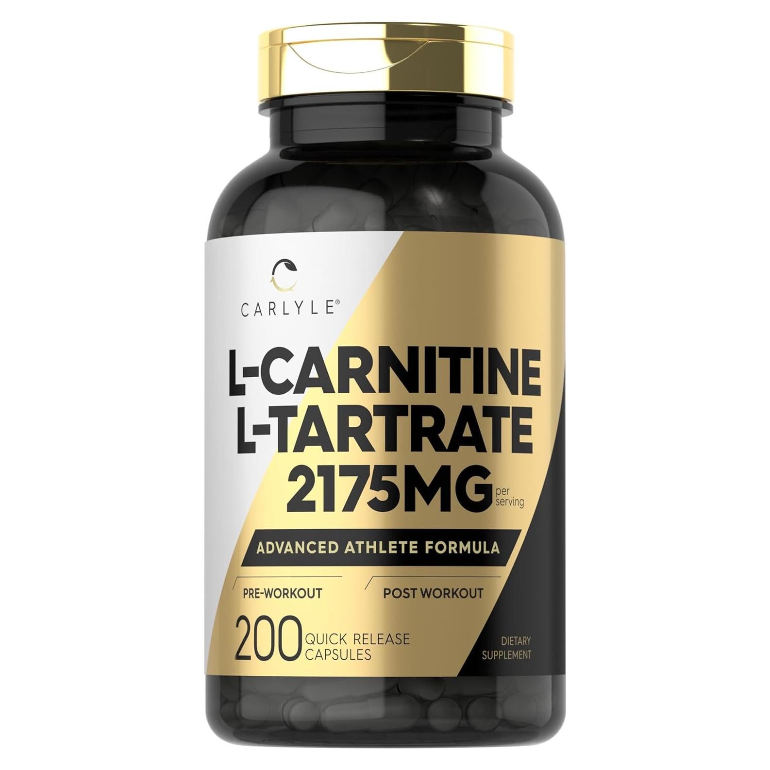 Cápsulas de L-Carnitina Tartrato Carlyle 2175mg - 200 Unidades