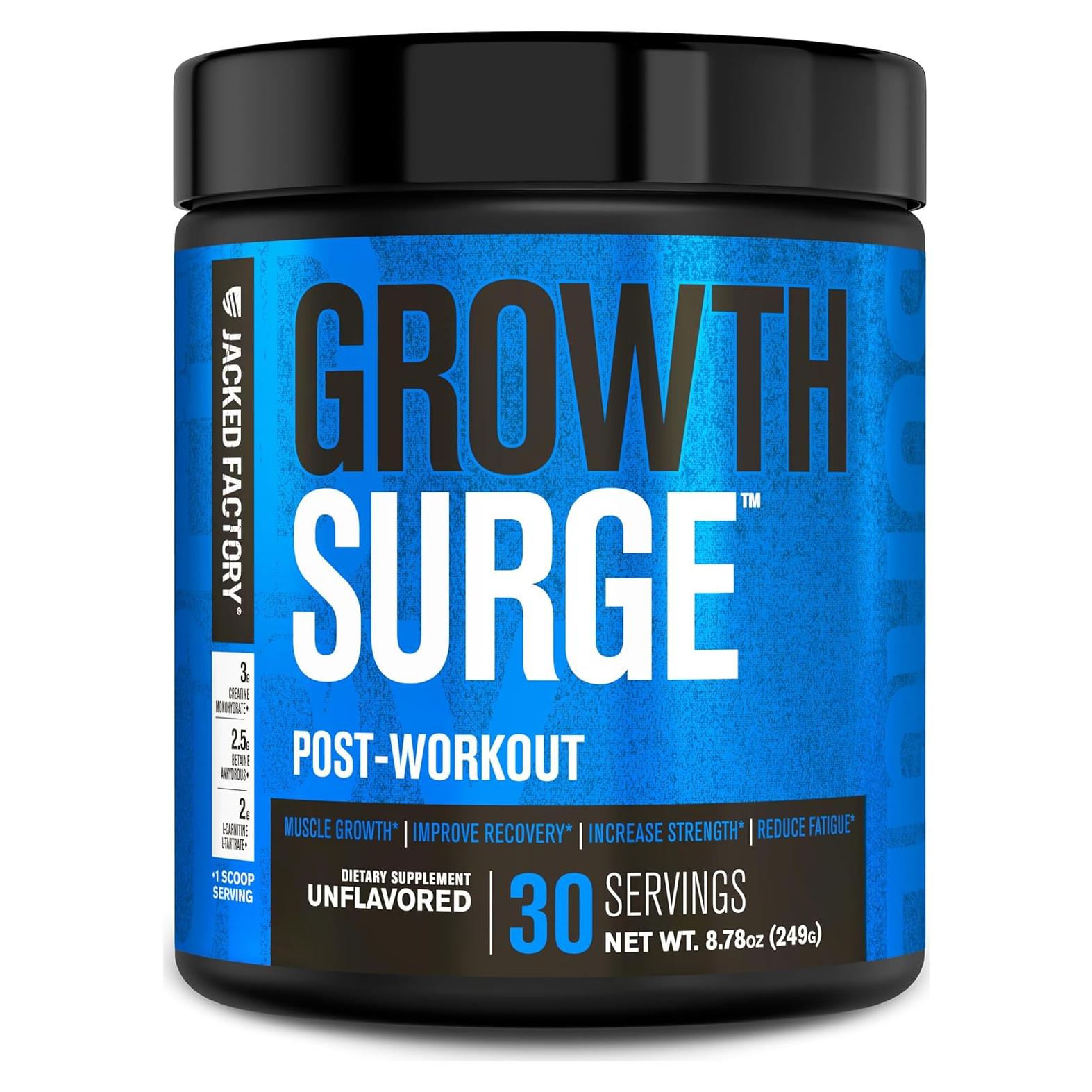 Creatina Monohidratada Jacked Factory Growth Surge 30 Porciones