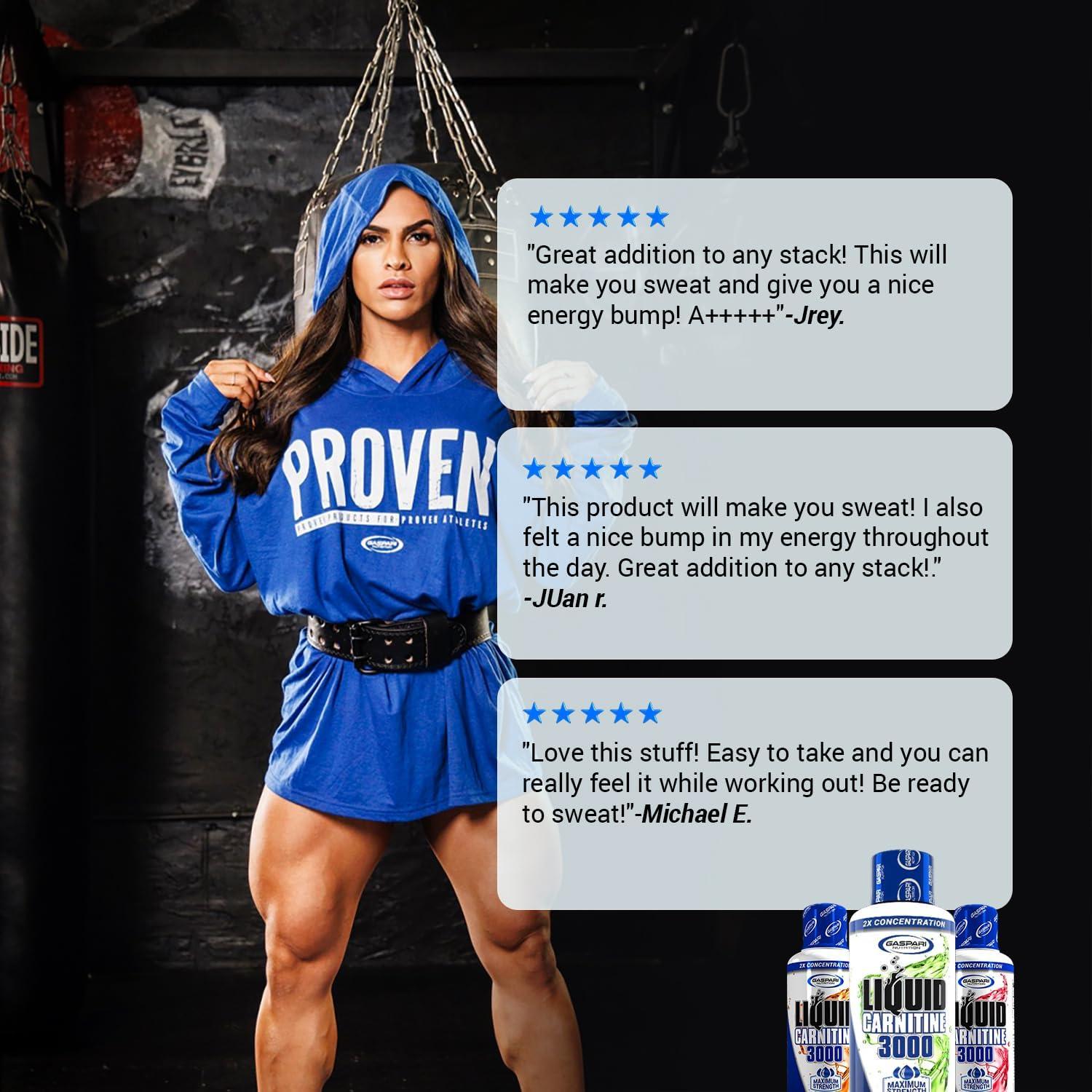 L-Carnitina Líquida Gaspari Nutrition 3000mg Piña Naranja 32 Porciones