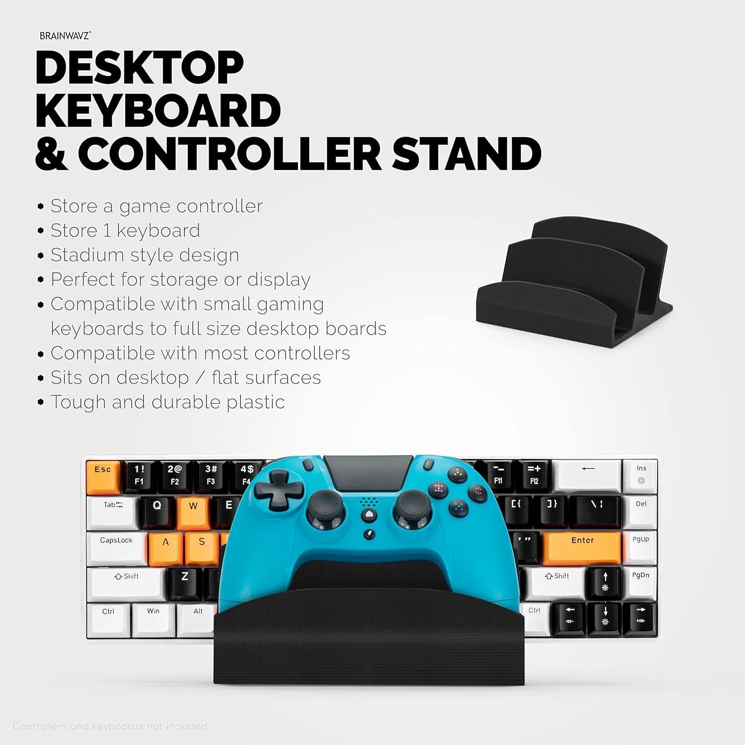 Soporte de Teclado y Controlador BRAINWAVZ DK04 - Organizador