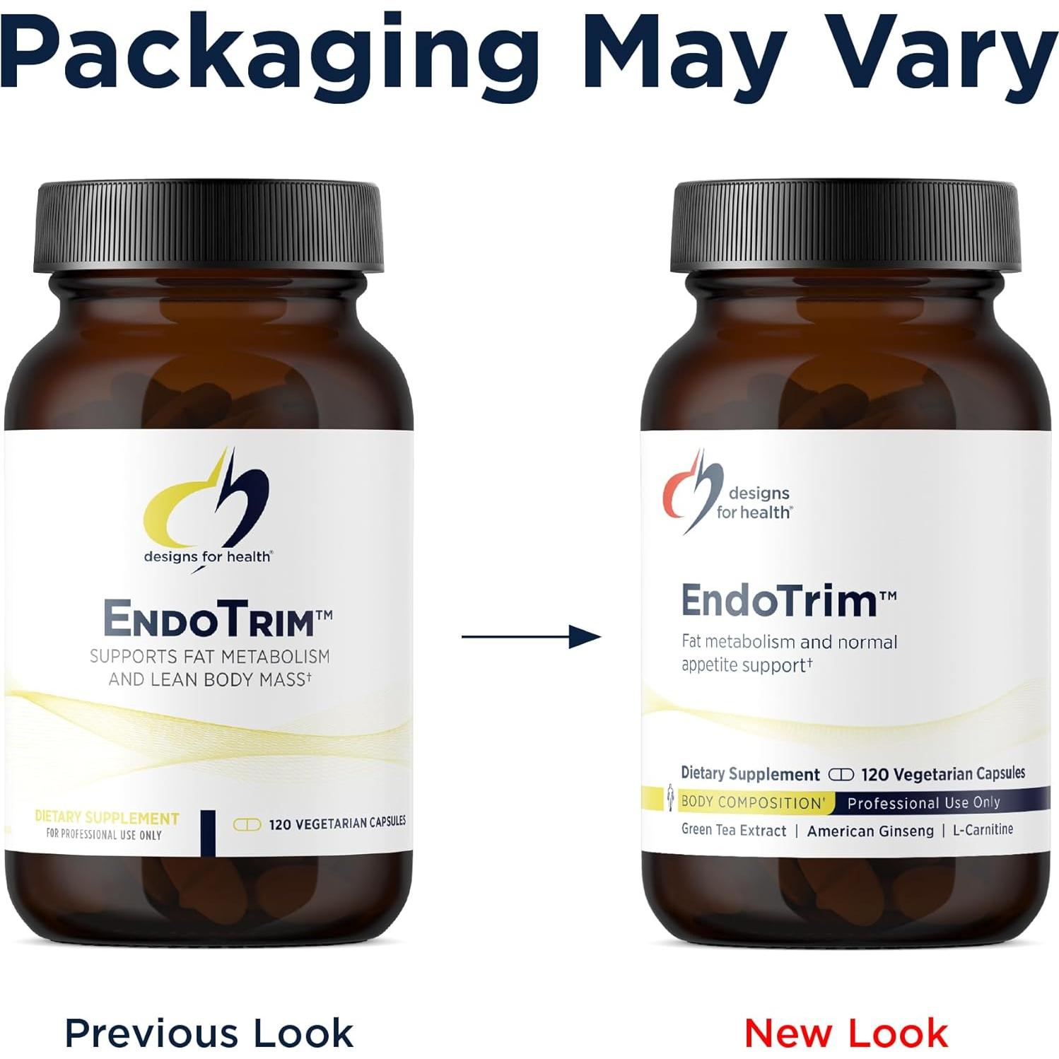 Suplemento Vegano EndoTrim - Té Verde, Garcinia, L-Carnitina 120 Cápsulas