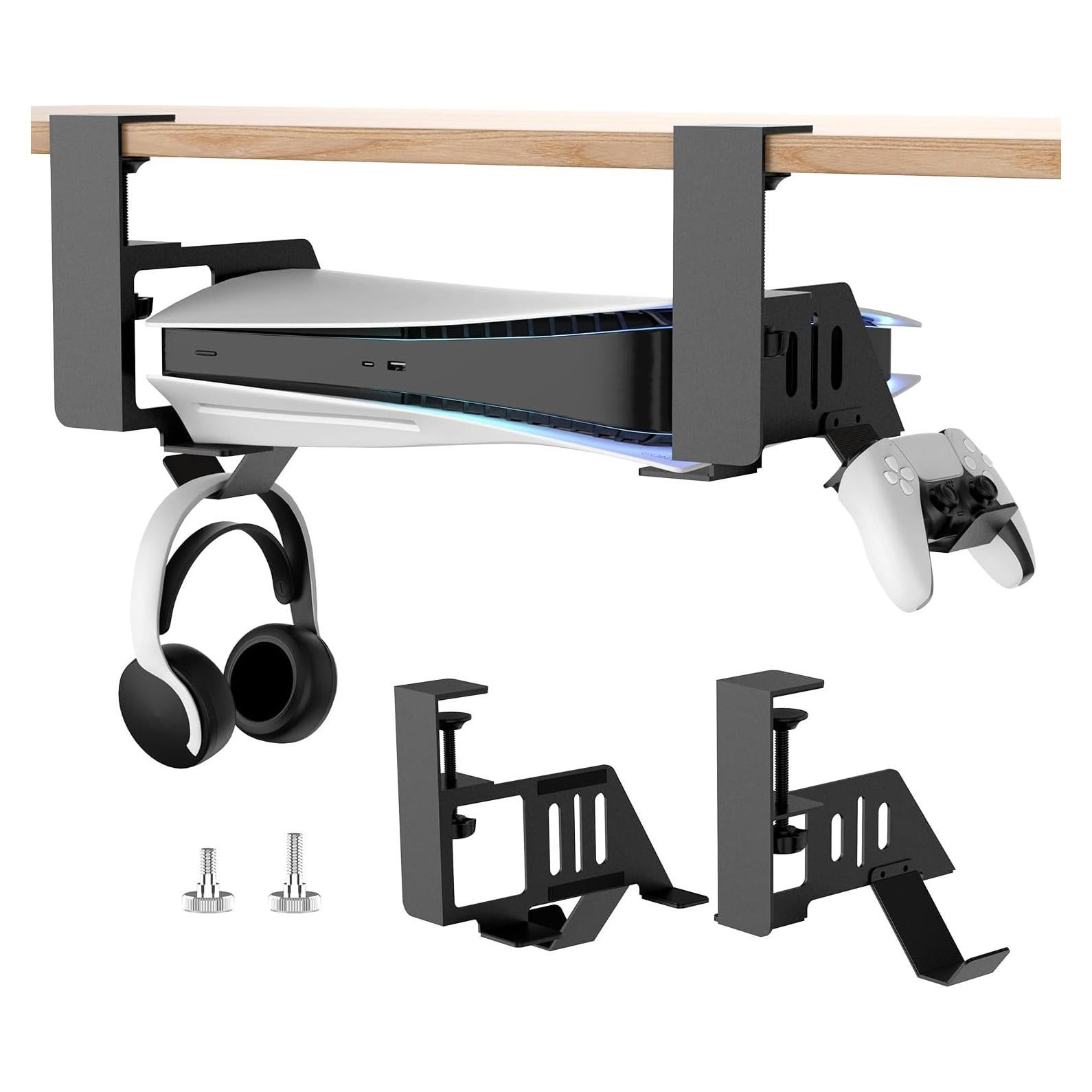 Soporte de escritorio Semaiki para PS5 y PS5 Slim, metálico