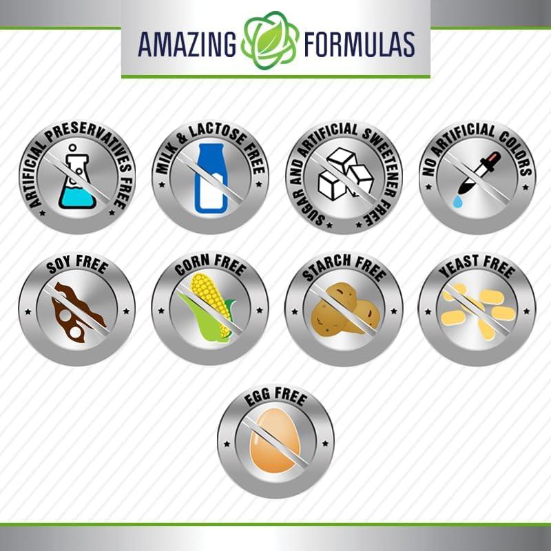 Ácido Alfa Lipoico 600 mg Fórmulas Asombrosas 120 Cápsulas