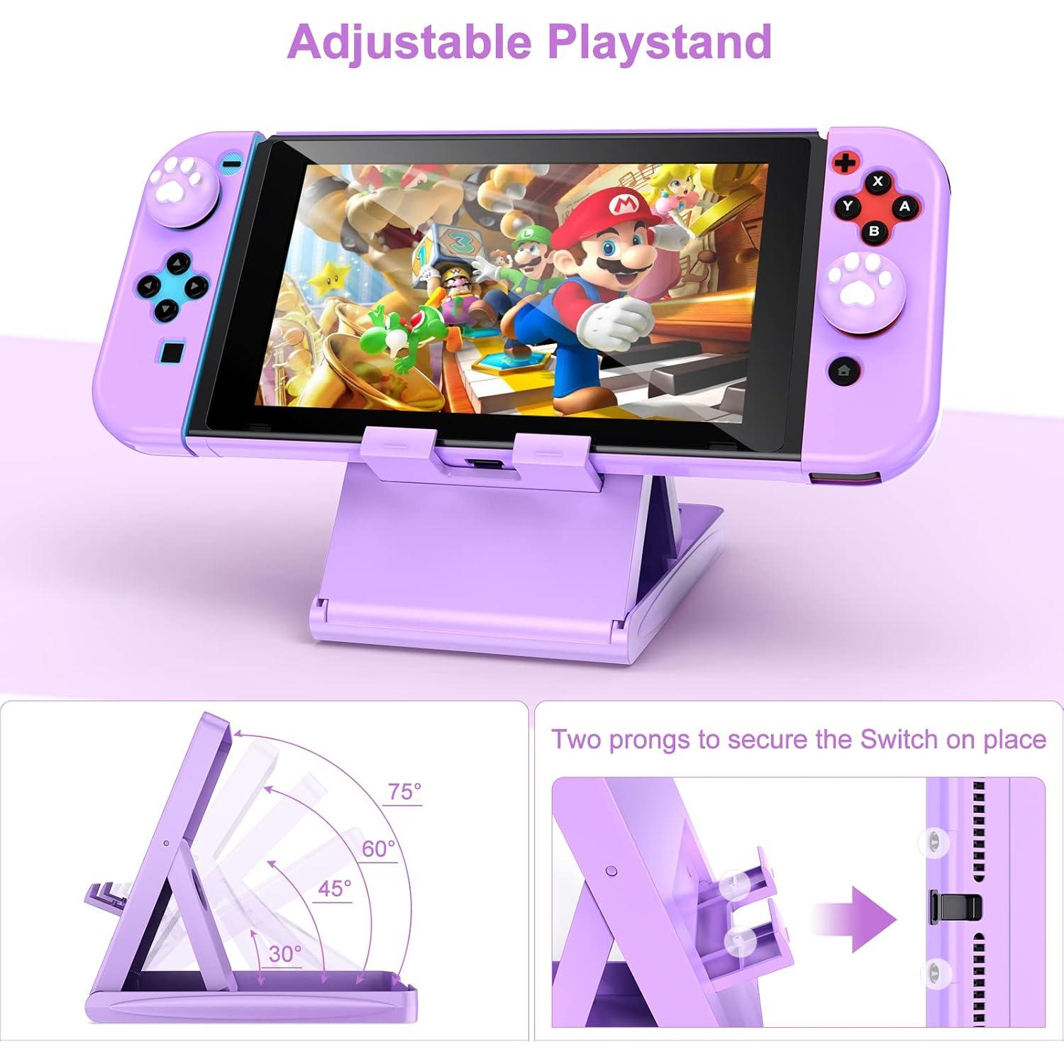 Kit de Accesorios Younik 17 en 1 para Switch Morado