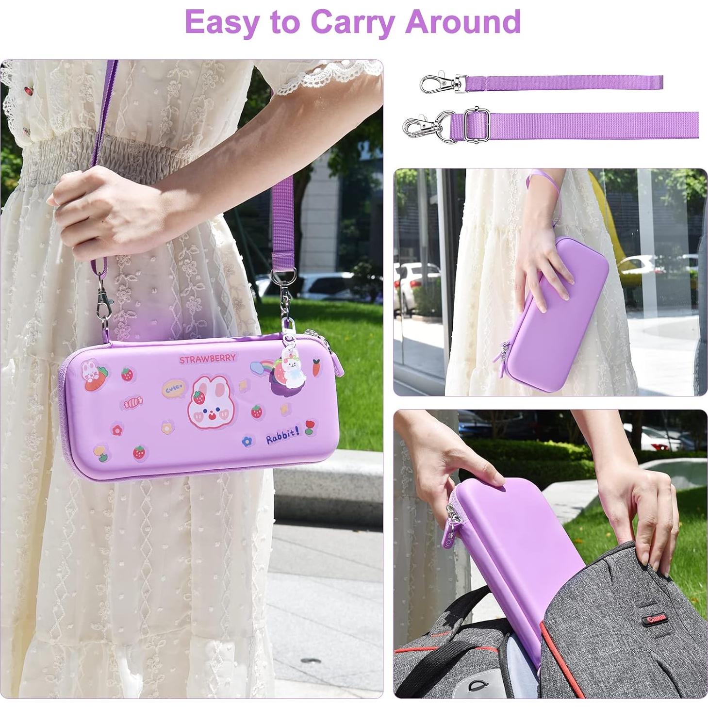 Kit de Accesorios Younik 17 en 1 para Switch Morado