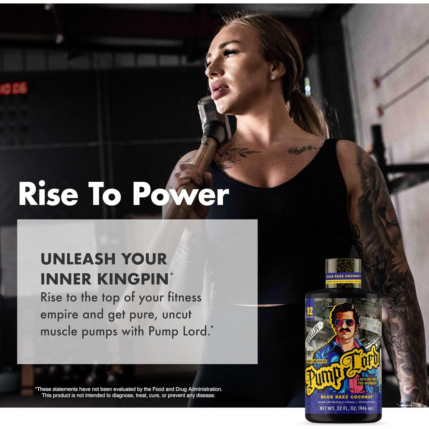 Suplemento Pre-Entrenamiento Pump Lord Anabolic Warfare 32 Porciones