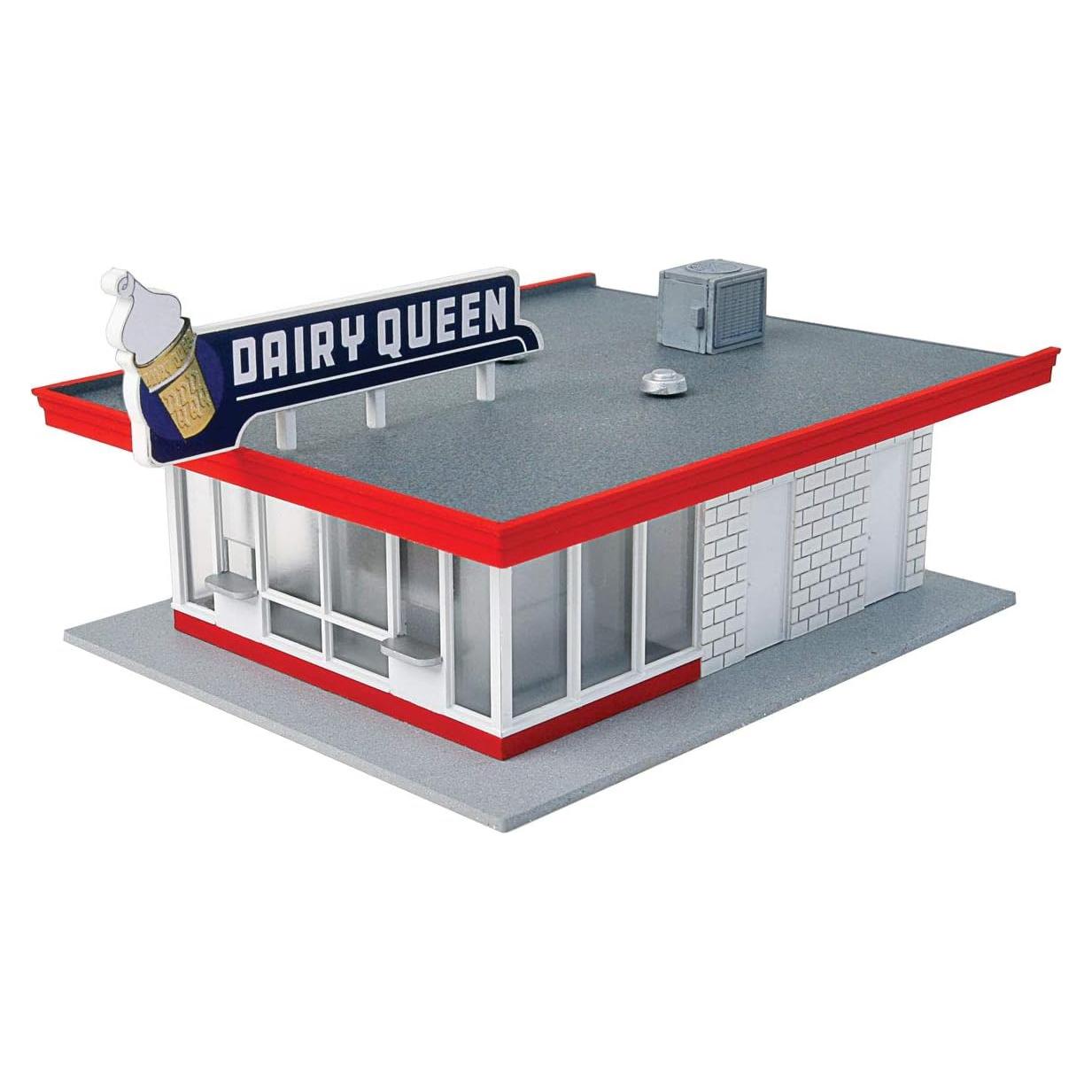 Kit Estructura Vintage Dairy Queen Walther Escala HO 12.8x8.8x6 cm