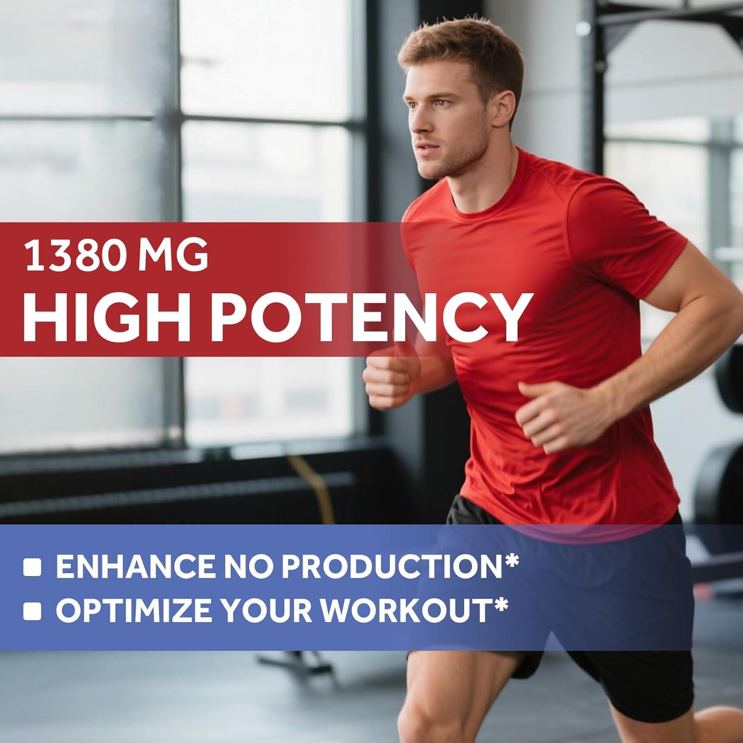 Acelerador de Óxido Nítrico Recetas del Doctor 1380 mg 60 Cápsulas Veganas