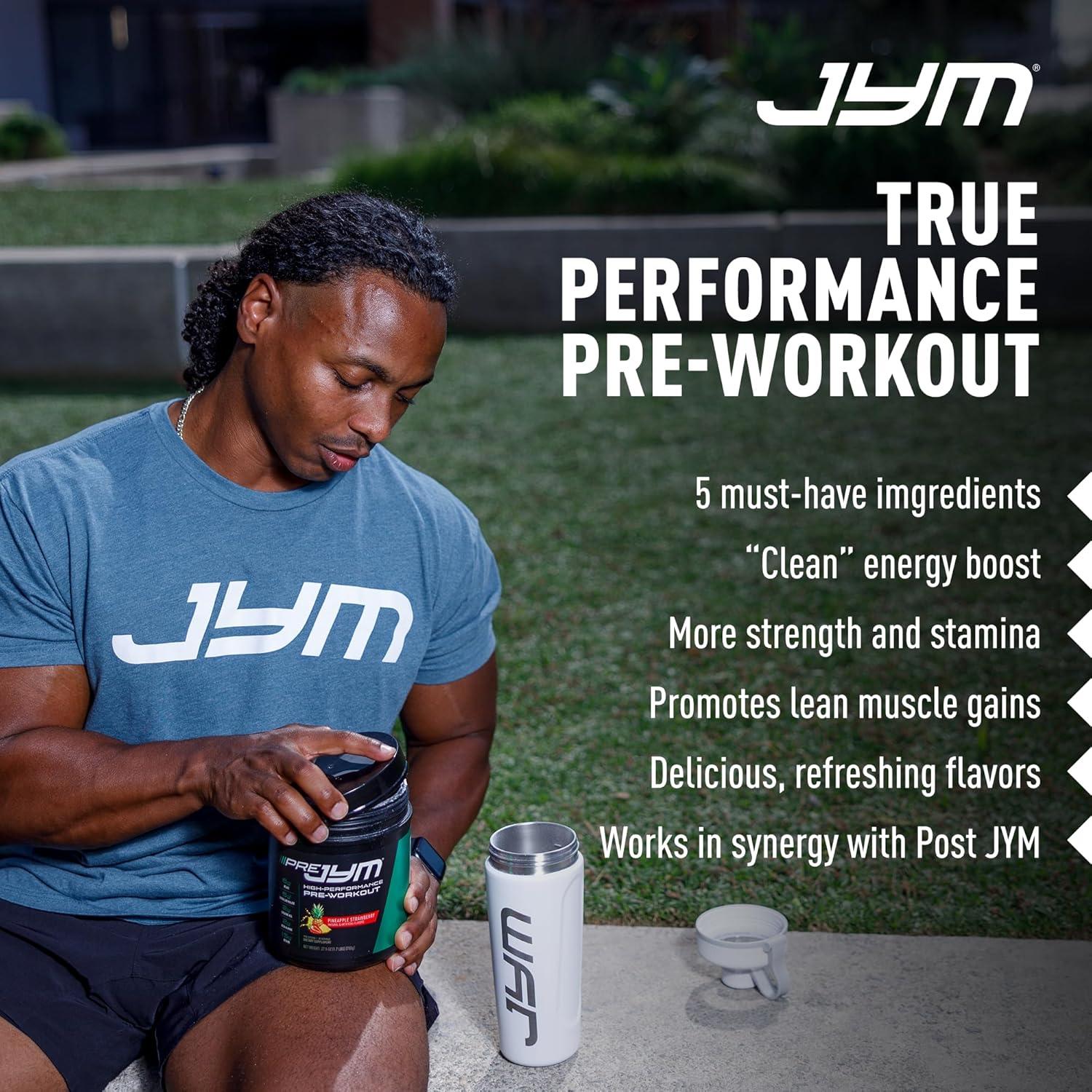 Pre JYM Polvo Pre Entrenamiento Naranja Mango 30 Porciones