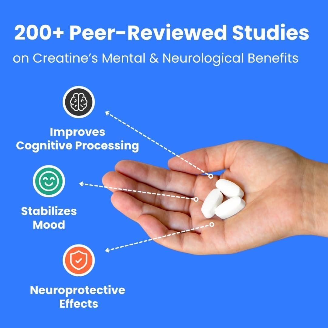 Píldoras de Creatina Crazy Muscle 5g - 30 porciones Alta Absorción