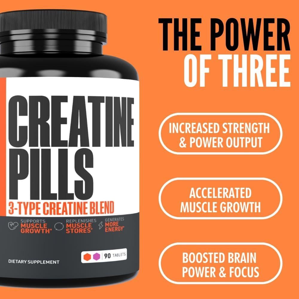 Píldoras de Creatina Crazy Muscle 5g - 30 porciones Alta Absorción