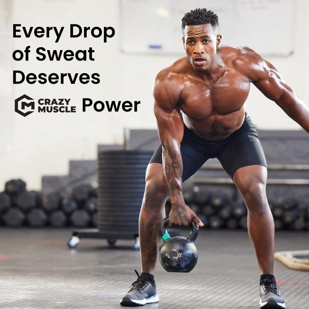 Píldoras de Creatina Crazy Muscle 5g - 30 porciones Alta Absorción