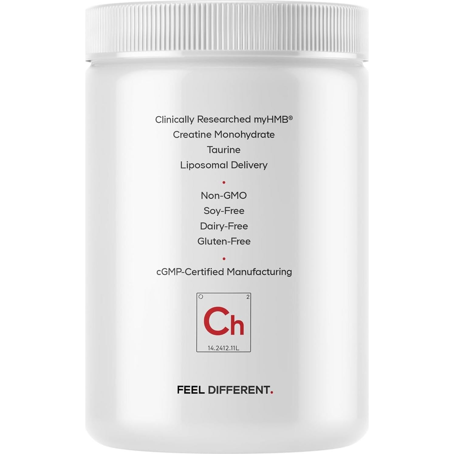 Codeage Creatina HMB+ 320 g - Monohidrato, Taurina, Vitamina D3