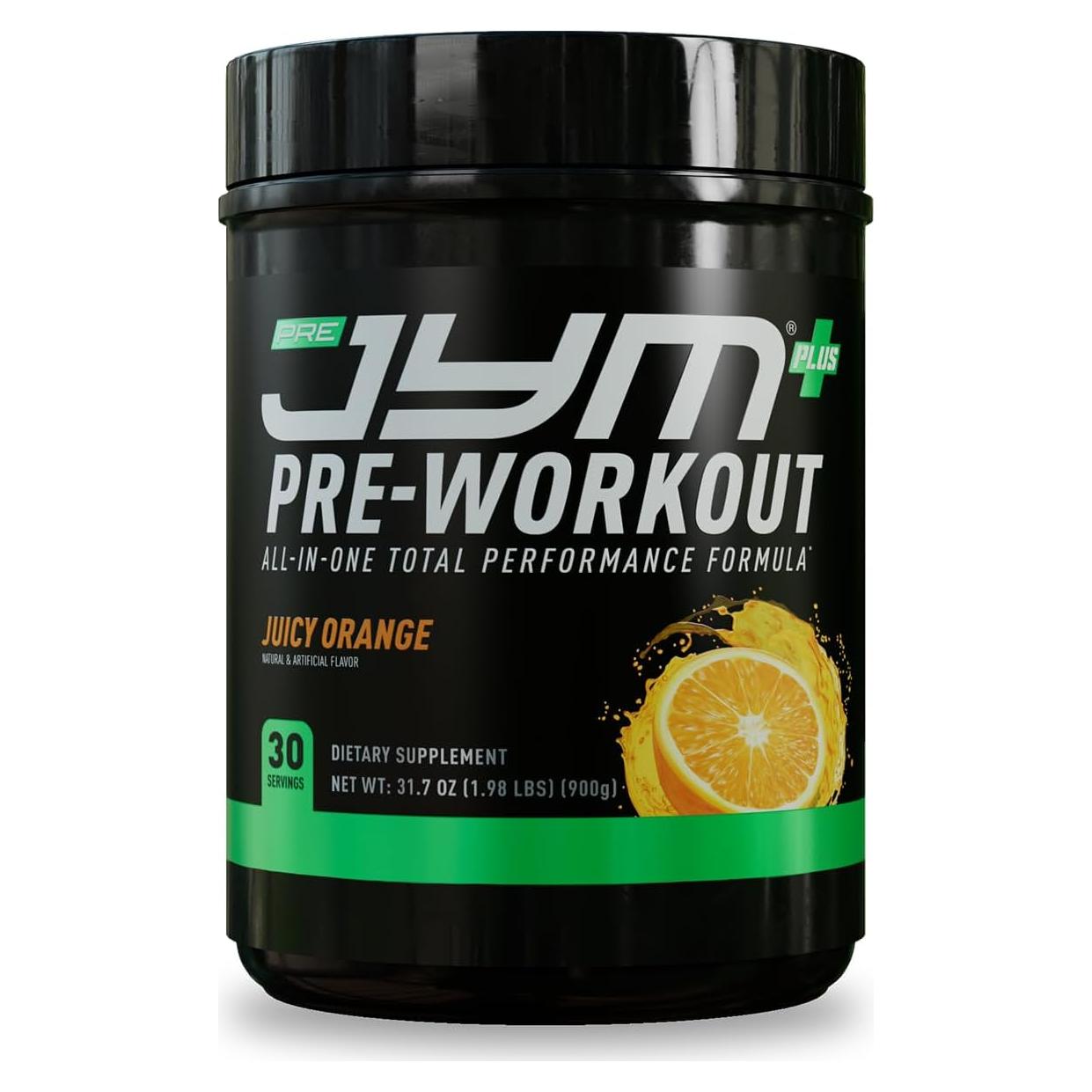 Pre JYM Plus Naranja 30 Porciones - Suplemento Pre-Entrenamiento