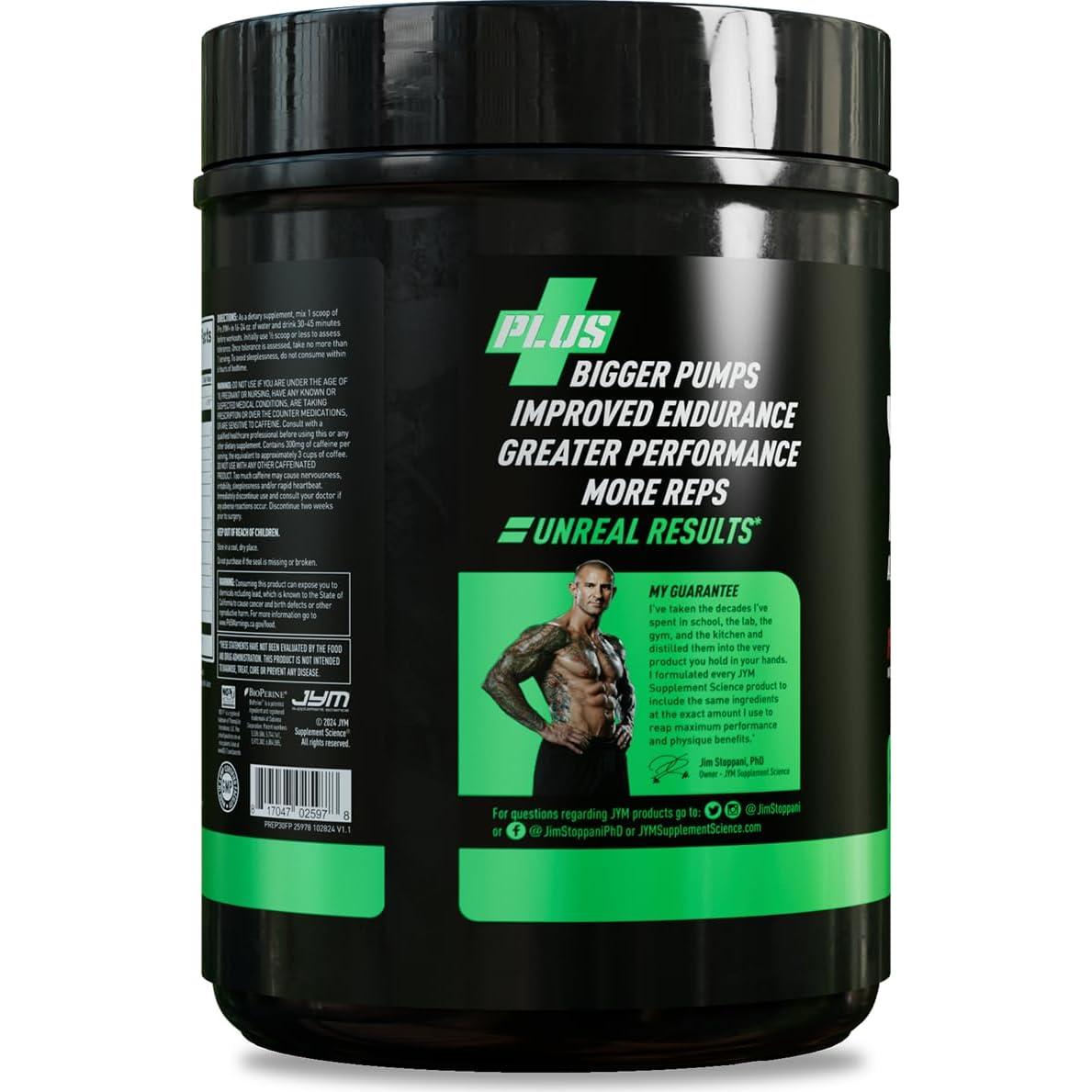 Pre JYM Plus Naranja 30 Porciones - Suplemento Pre-Entrenamiento