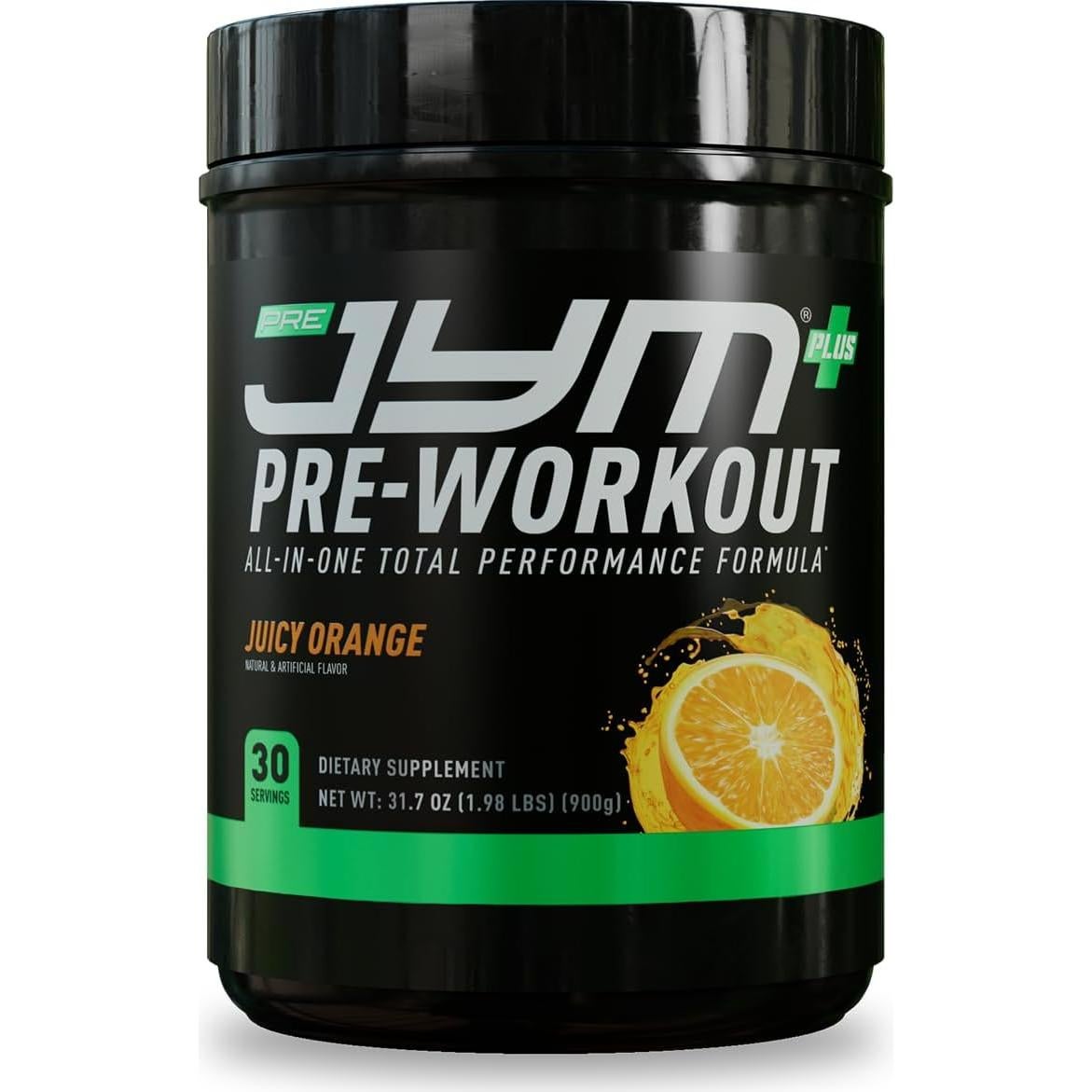 Pre JYM Plus Naranja 30 Porciones - Suplemento Pre-Entrenamiento