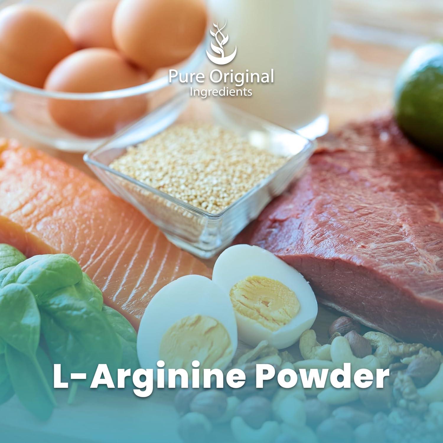 Polvo de L-Arginina 0.45 kg Ingredientes Originales Puros