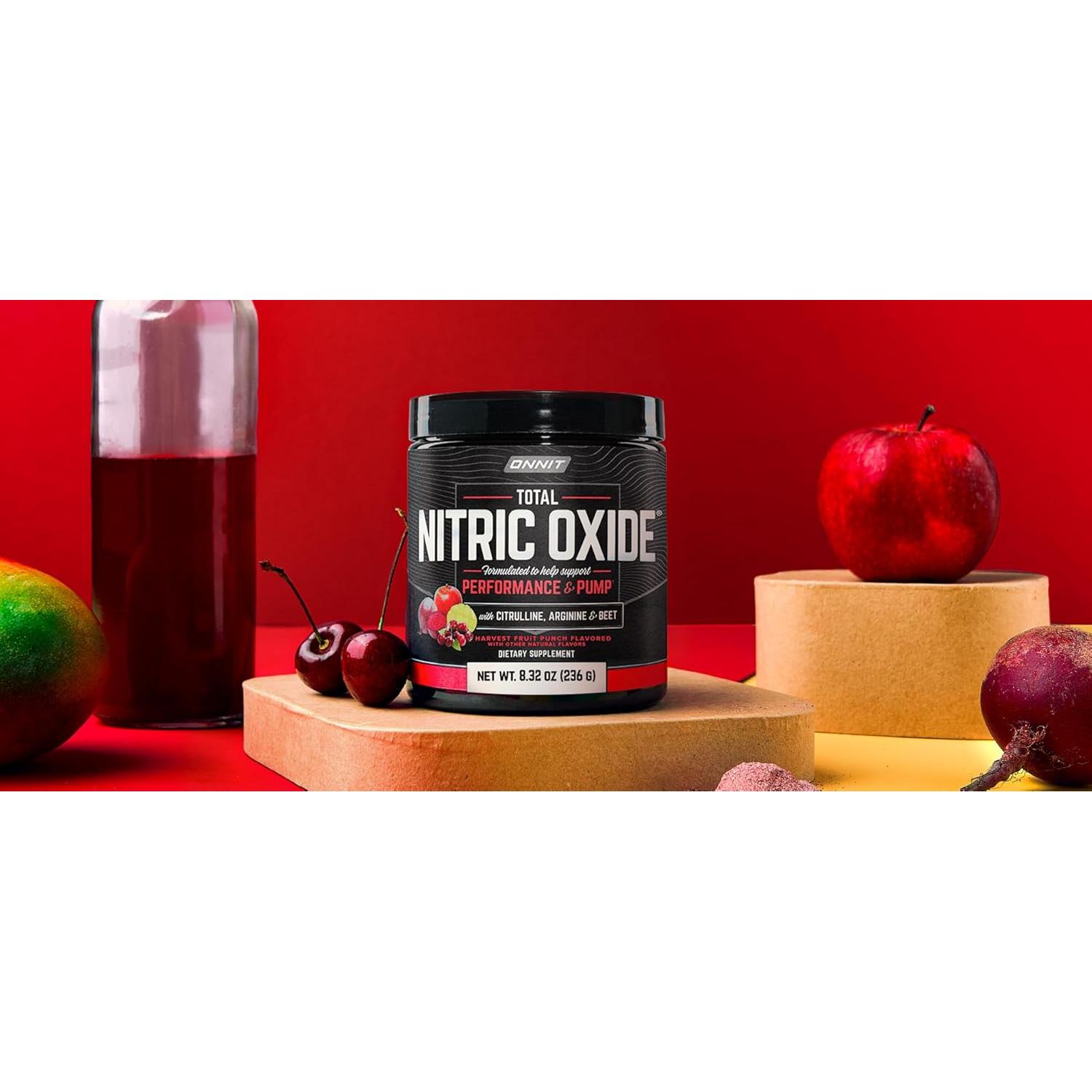 Suplemento Pre Entrenamiento ONNIT Total Óxido Nítrico 20 Porciones