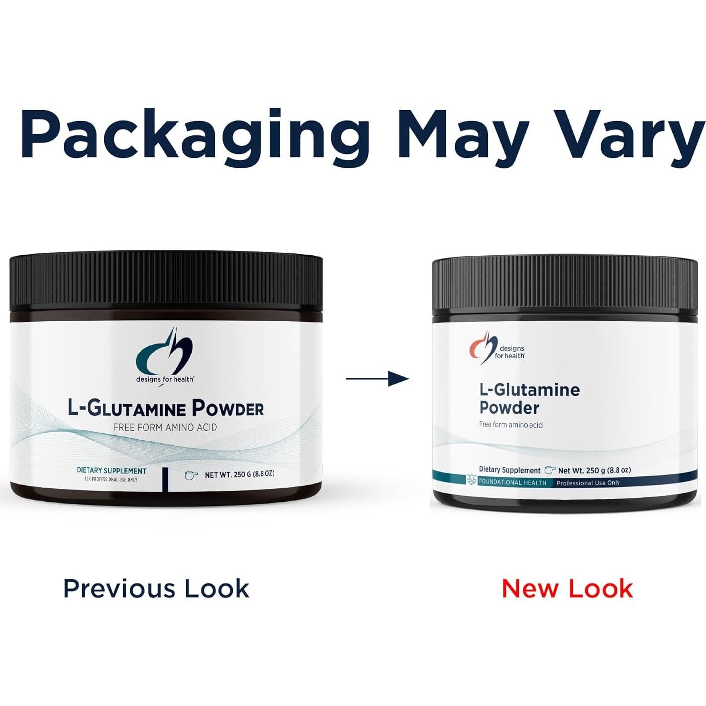 Polvo Vegetariano L-Glutamina Diseños para la Salud 3000mg 250g