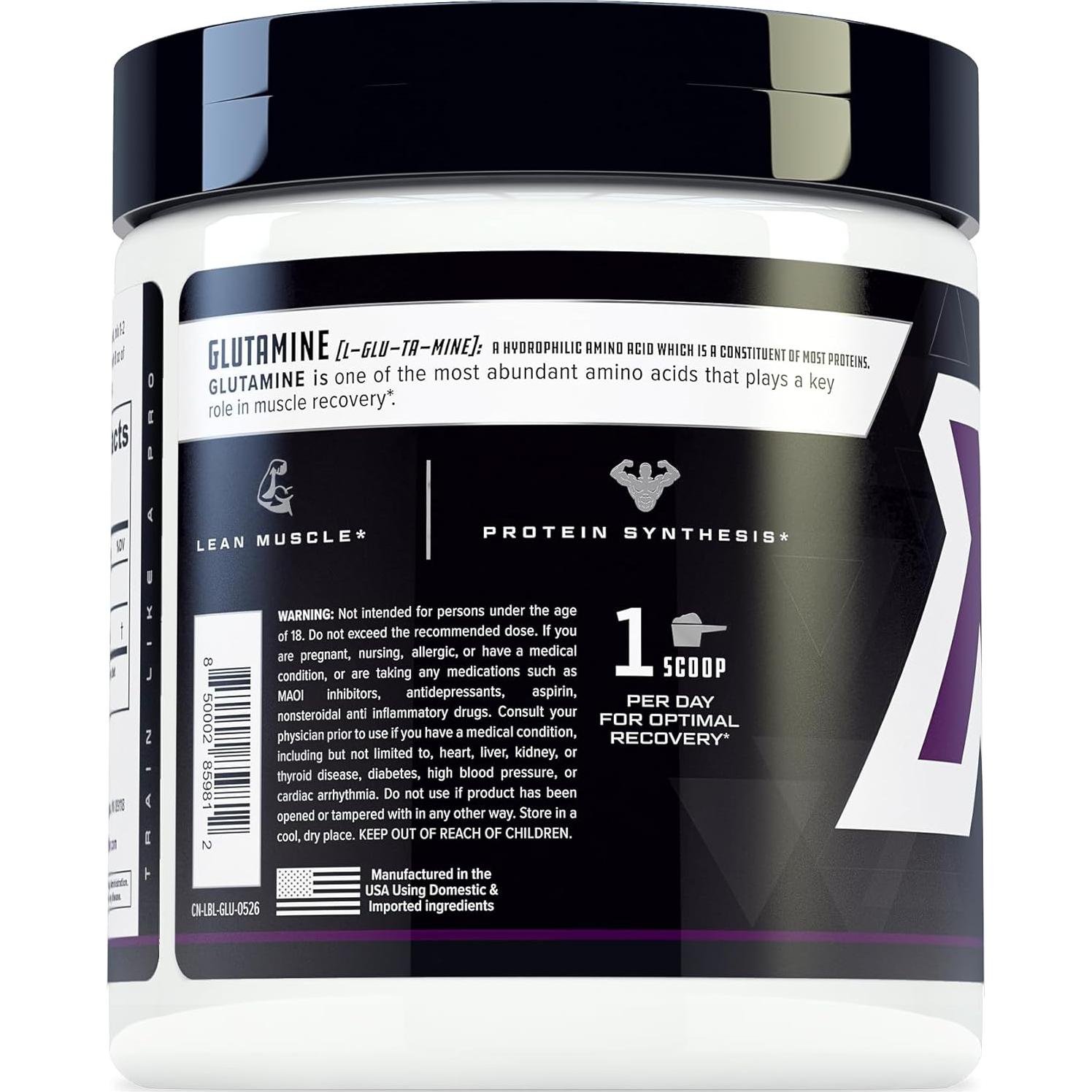 L-Glutamina 100% Pura Cutler Nutrition 60 Porciones Sin Sabor