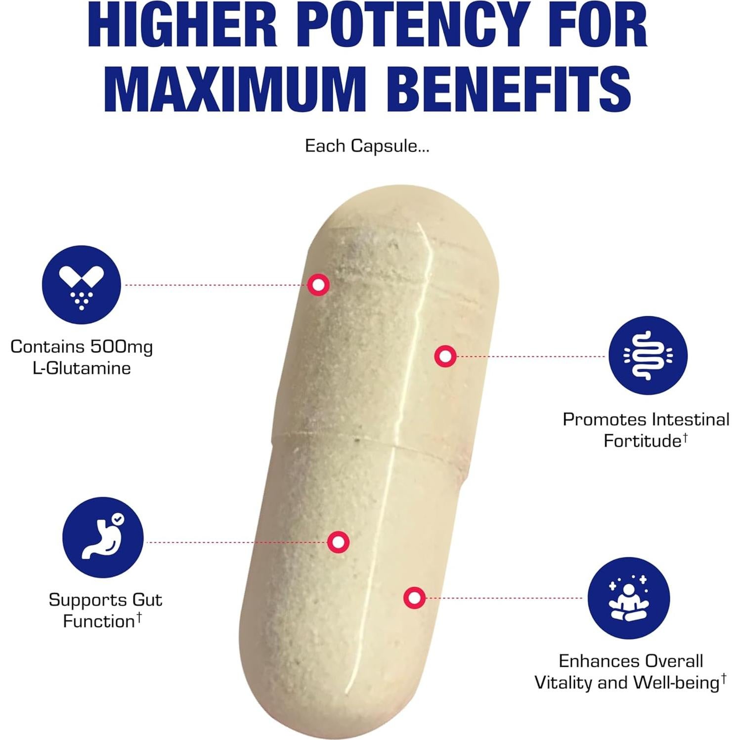 Suplemento L-Glutamina Anabolic Laboratories 500mg 100 Cápsulas