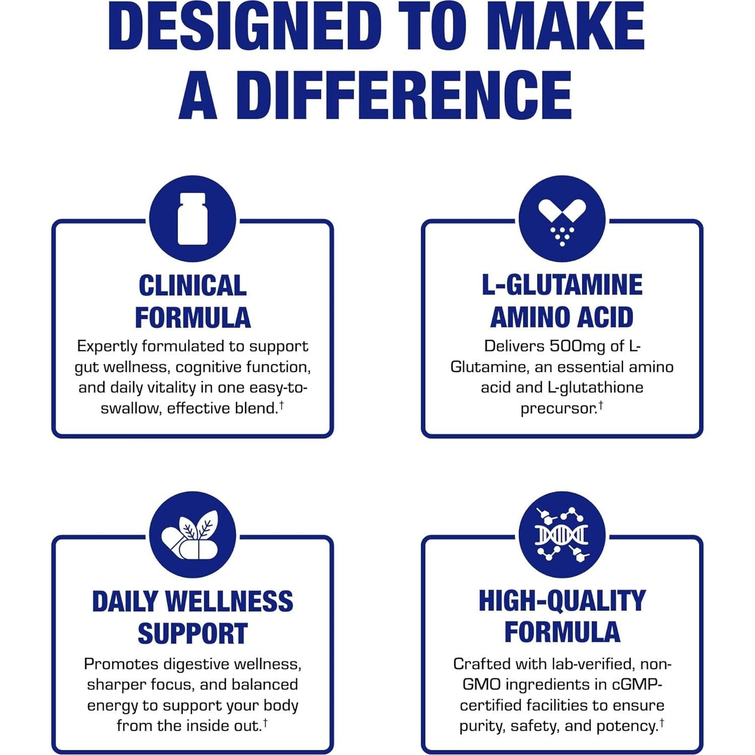 Suplemento L-Glutamina Anabolic Laboratories 500mg 100 Cápsulas