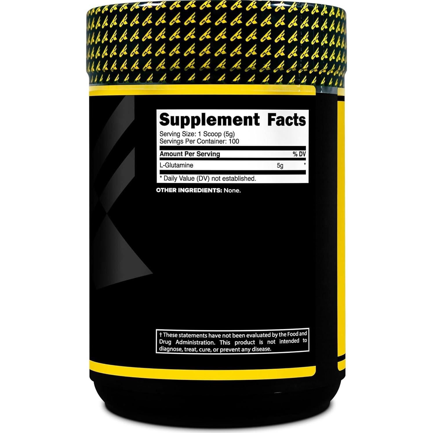 L-Glutamina en Polvo PrimaForce 500g Sin Sabor 100 Porciones