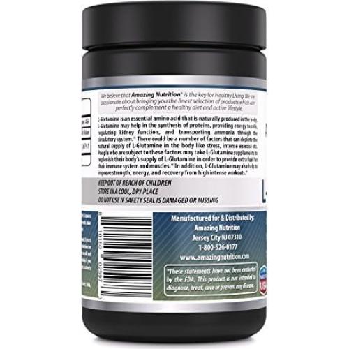 Suplemento de Aminoácidos L-Glutamina Nutrición Asombrosa 0.45 kg