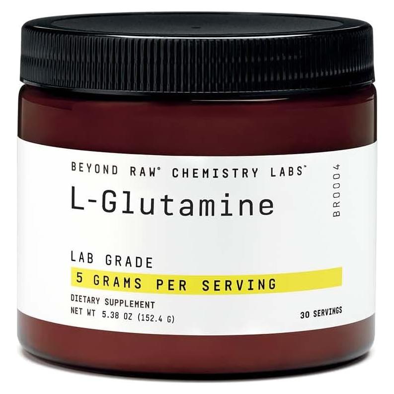 Polvo de L-Glutamina Beyond Raw 152 g - Apoyo Muscular