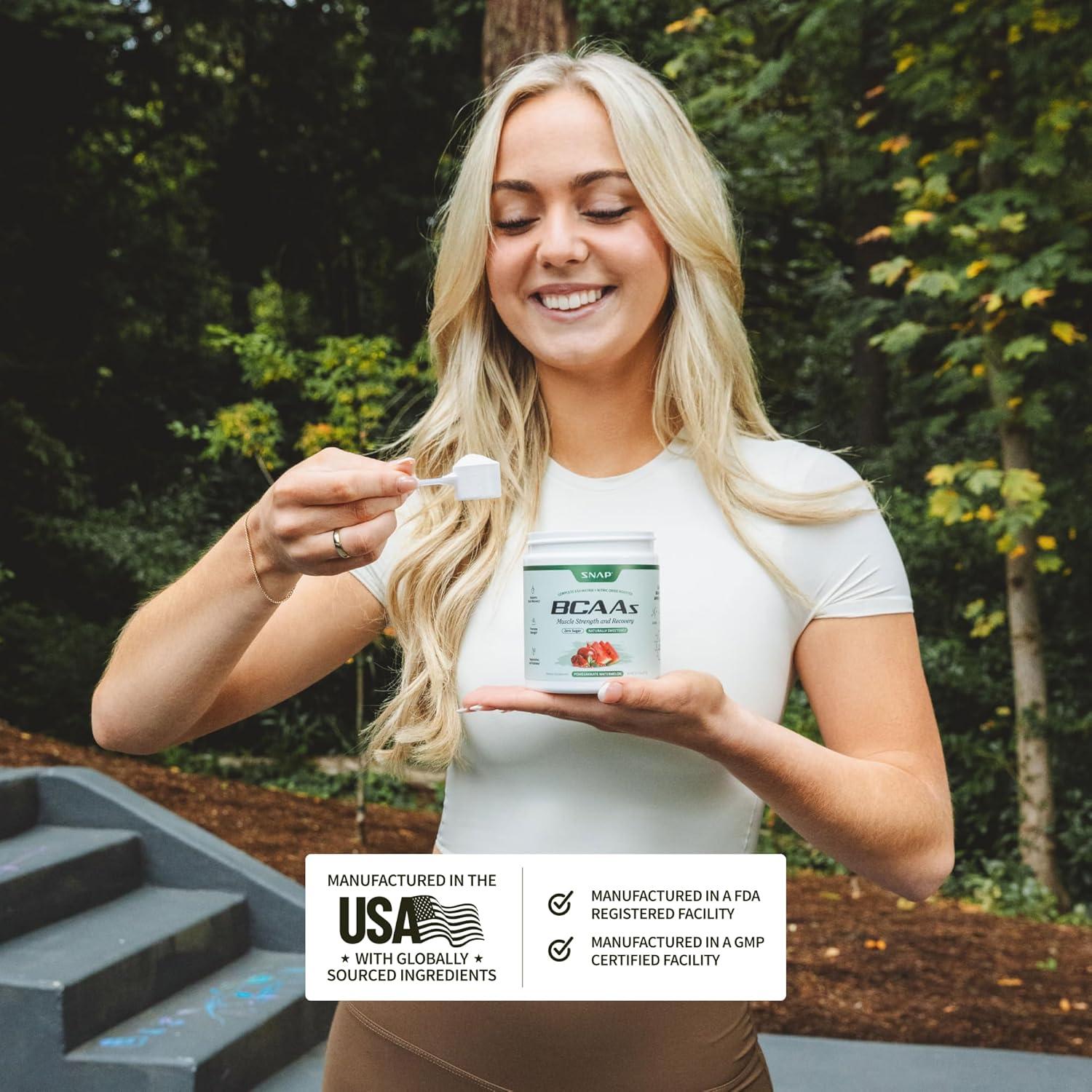 Suplemento Energético Snap BCAA en Polvo Sabor Sandía - 30 Porciones