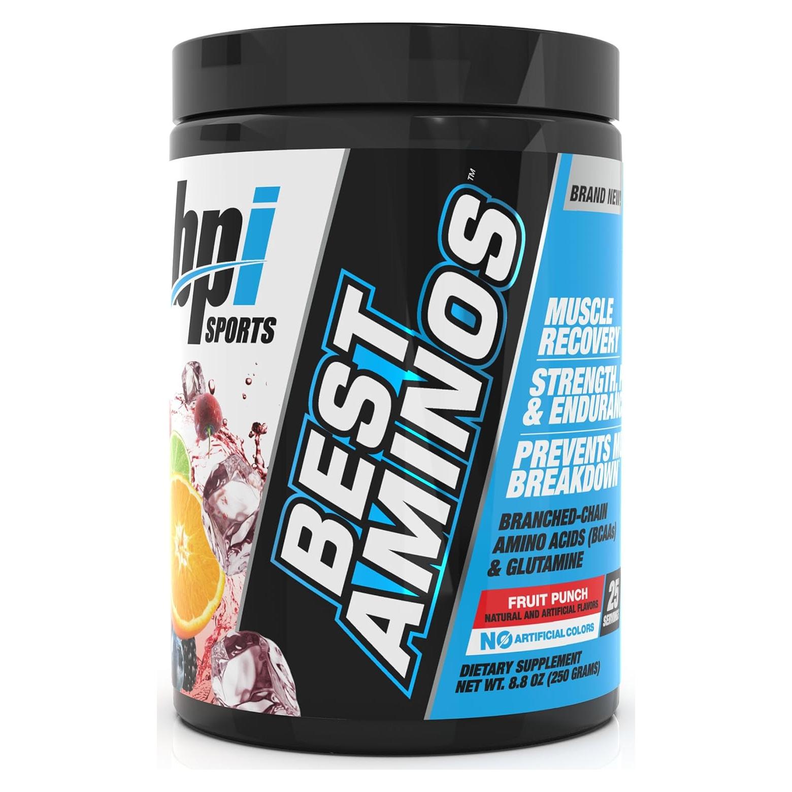 BPI Sports Mejor BCAA 249g - Aminoácidos para Recuperación Fruta Punch