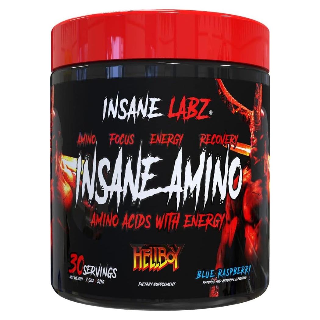 Insane Labz Insane Amino BCAA 2:1:1 Frambuesa Azul 30 Porciones