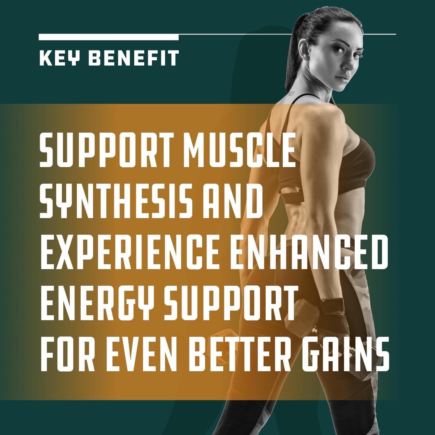 Suplemento BCAA Vegano Natures Craft 120 Tabletas 3000mg