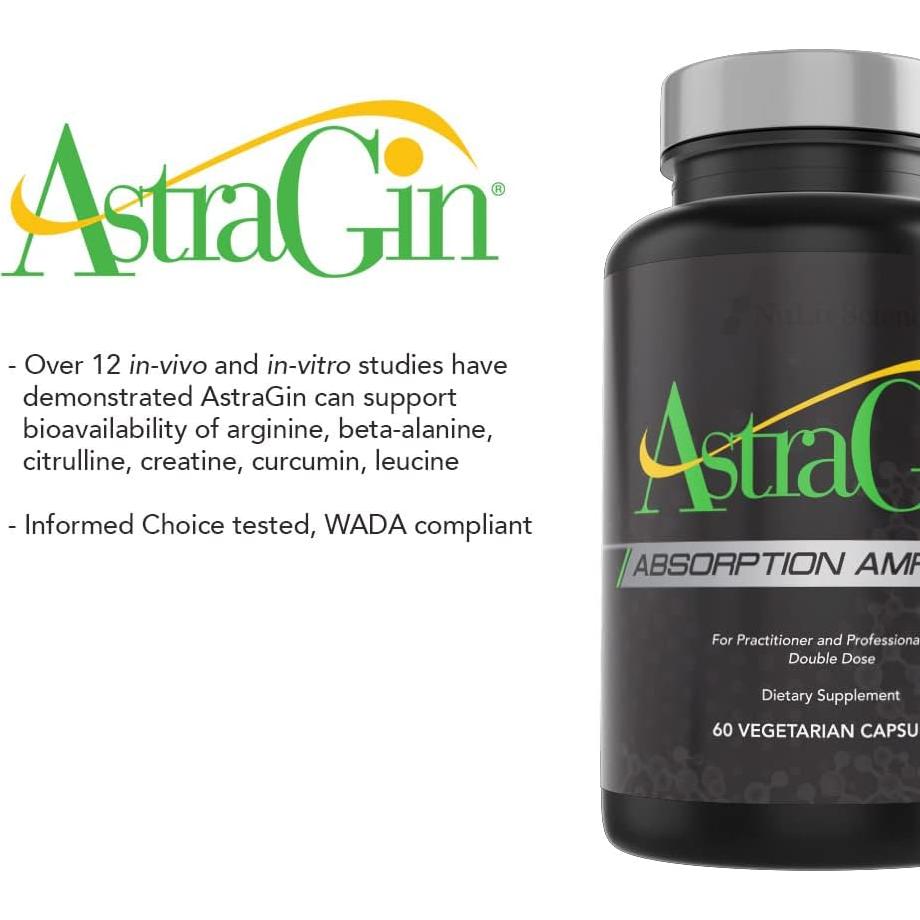 AstraGin Aumentador de Biodisponibilidad 91g - NuLiv Science