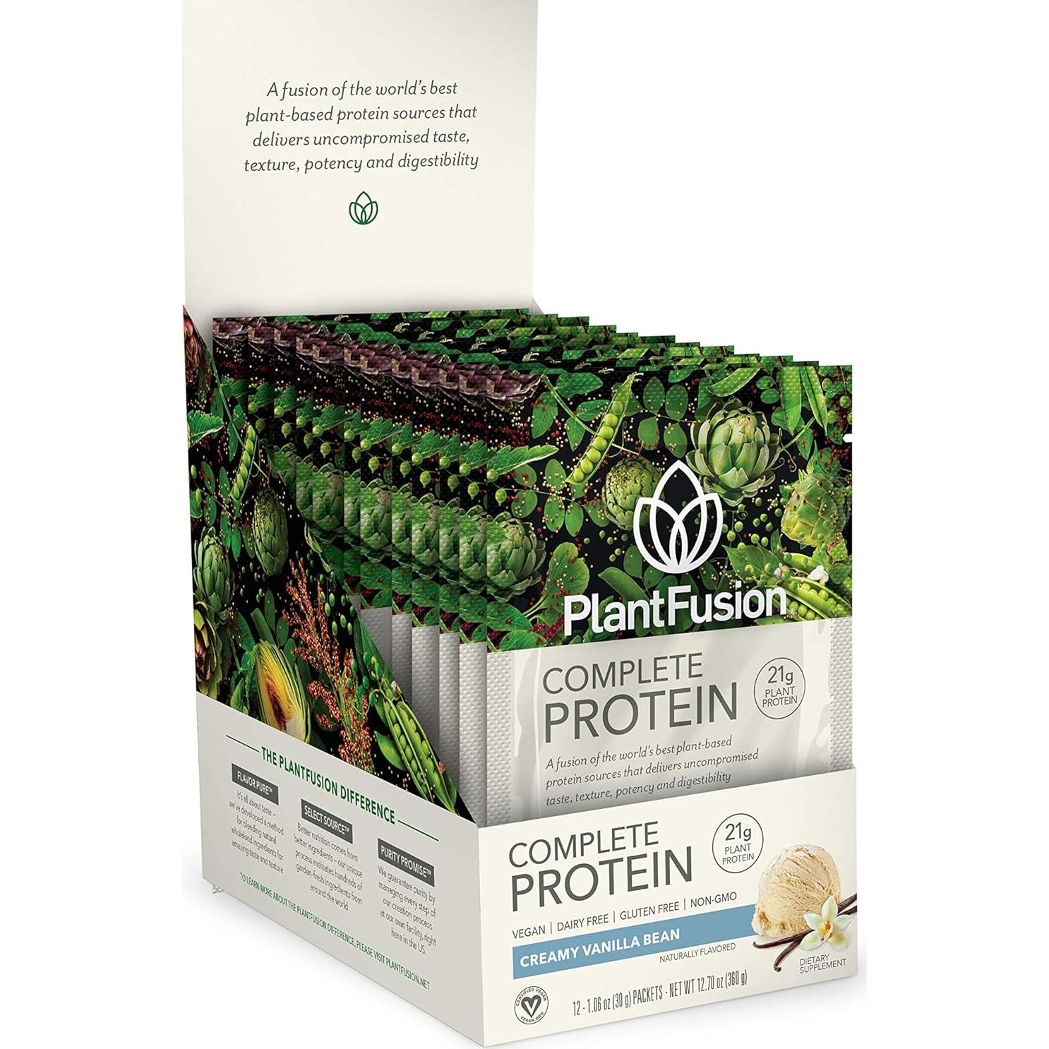 Proteína Vegana PlantFusion Vainilla 12 Porciones 362g