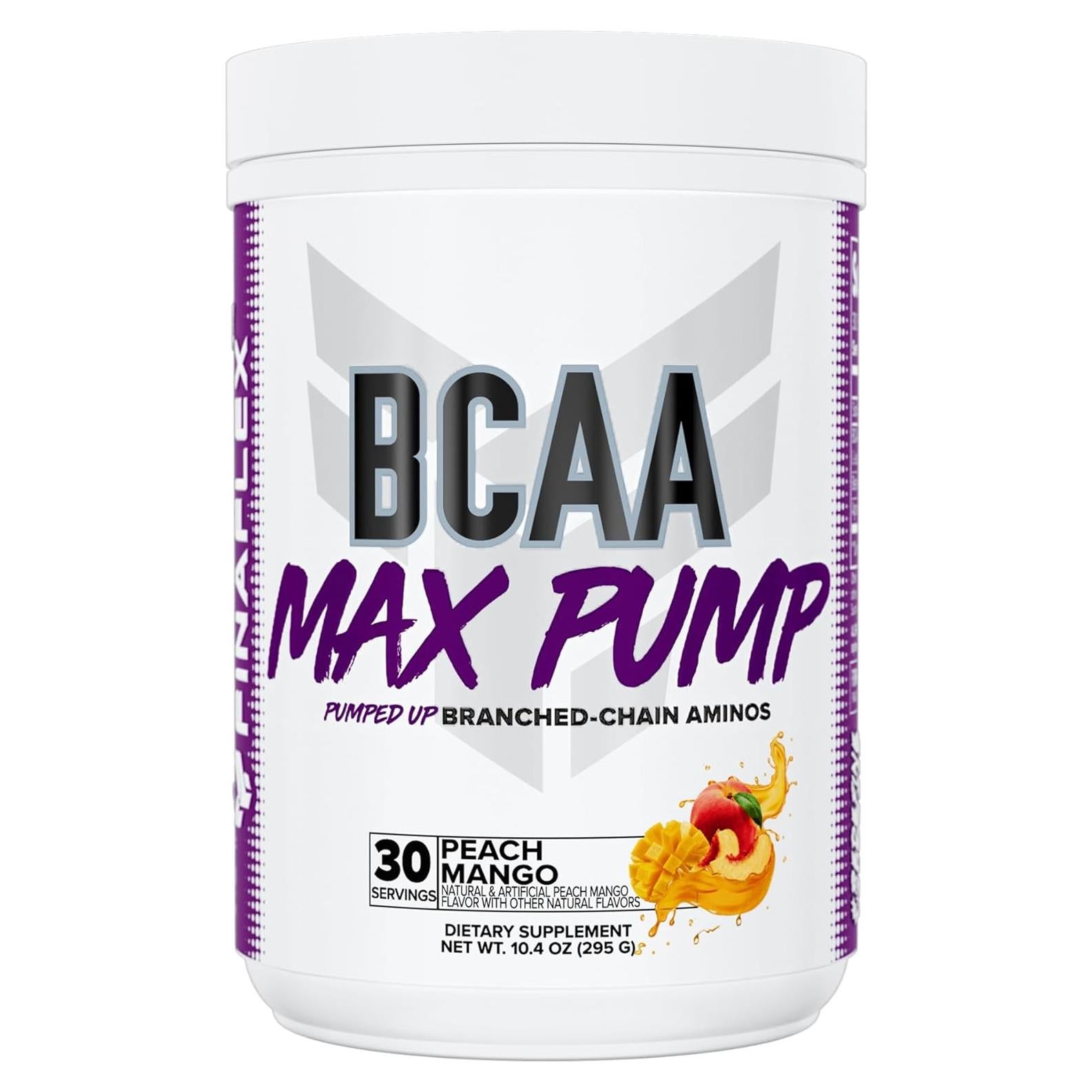 Suplemento BCAA Max Pump Finaflex Durazno Mango 295 g 2:1:1