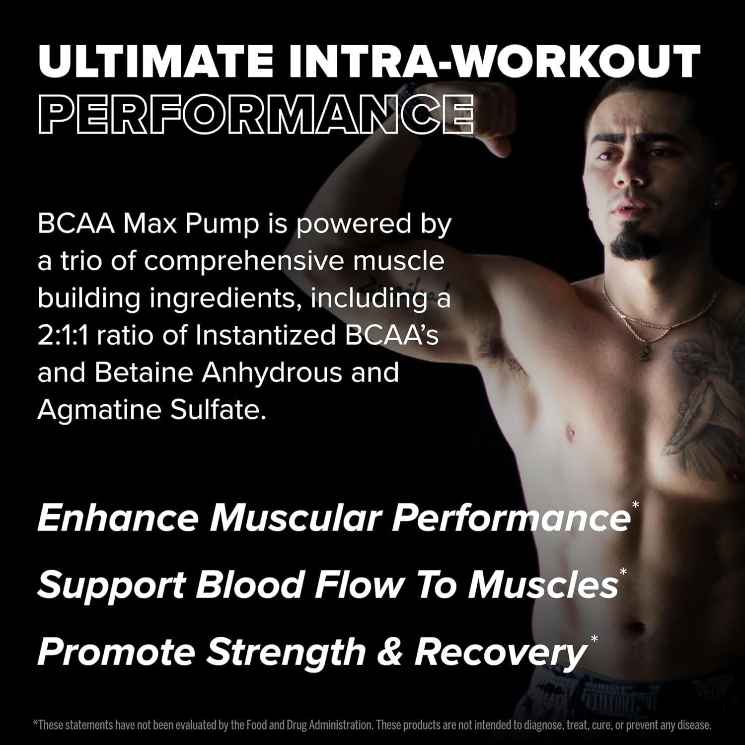 Suplemento BCAA Max Pump Finaflex Durazno Mango 295 g 2:1:1