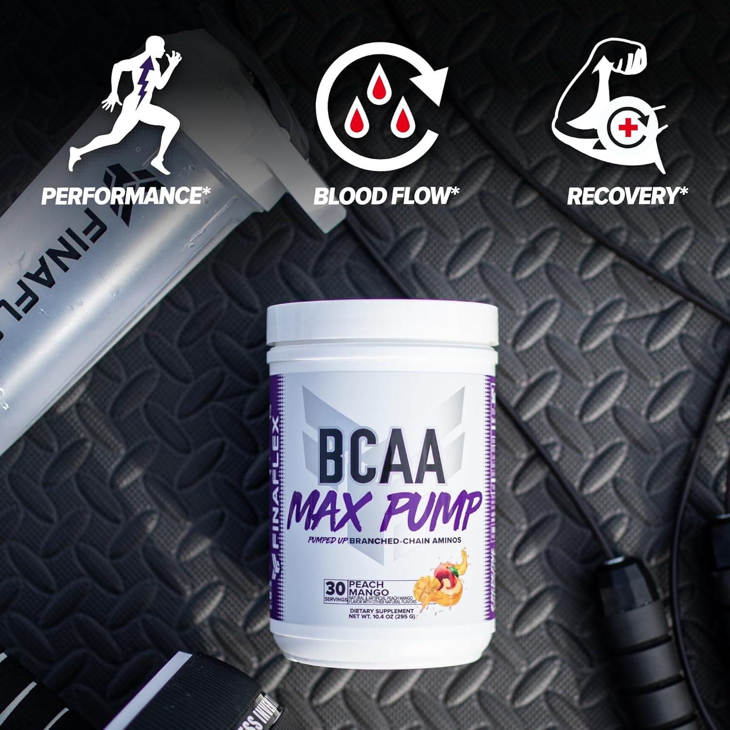 Suplemento BCAA Max Pump Finaflex Durazno Mango 295 g 2:1:1
