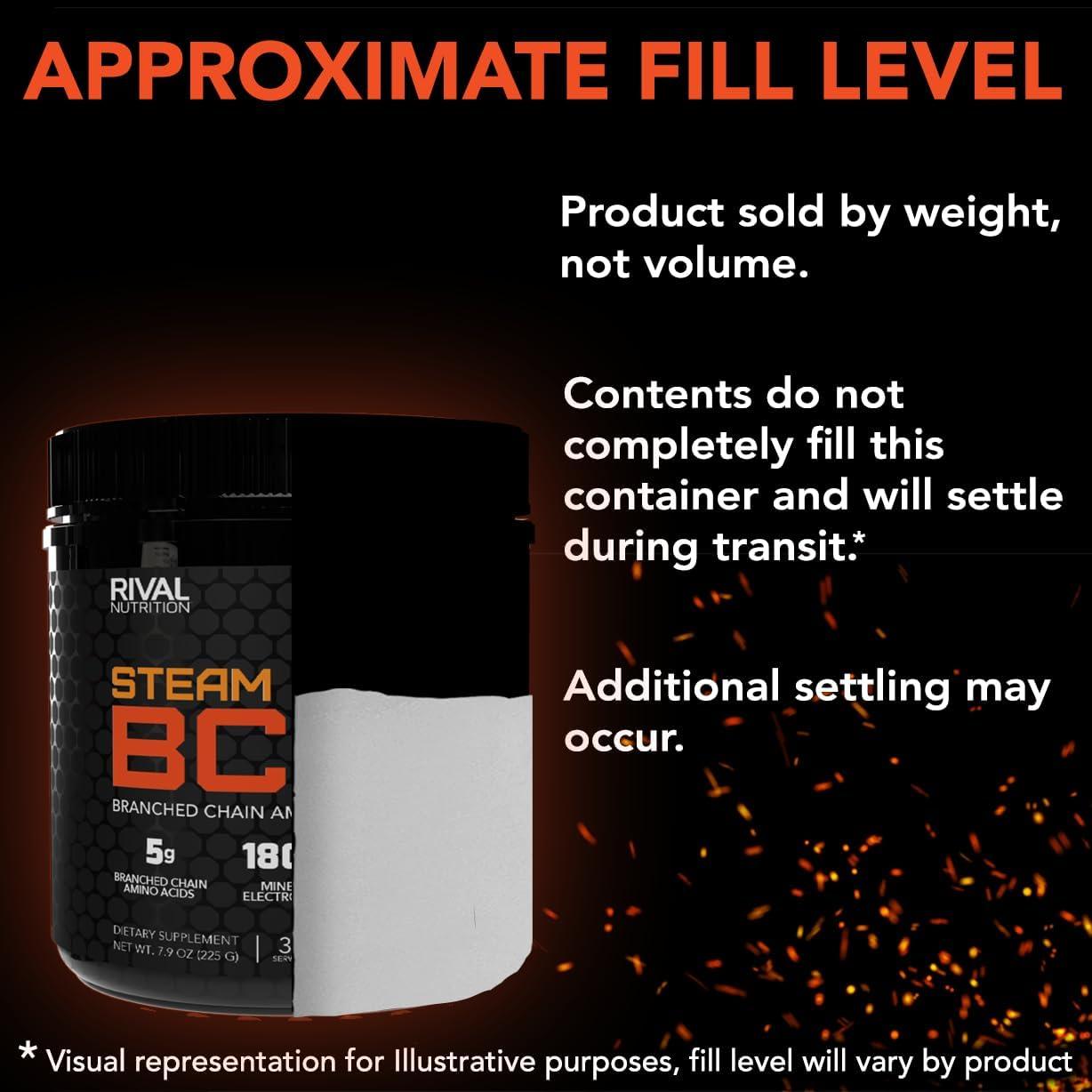 Rivalus Steam BCAA Sandía - Aminoácidos 2:1:1 - 30 Porciones