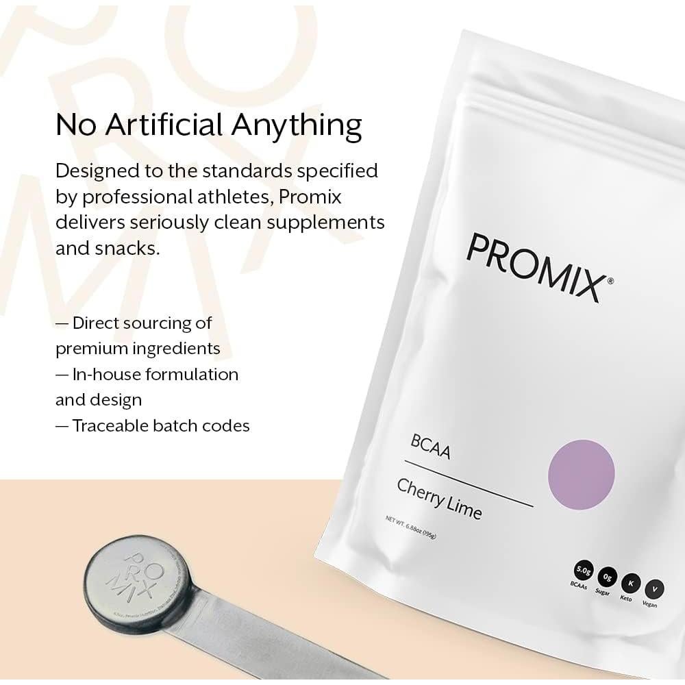 Promix BCAA Polvo Energético Lima Cereza - 195g Vegano