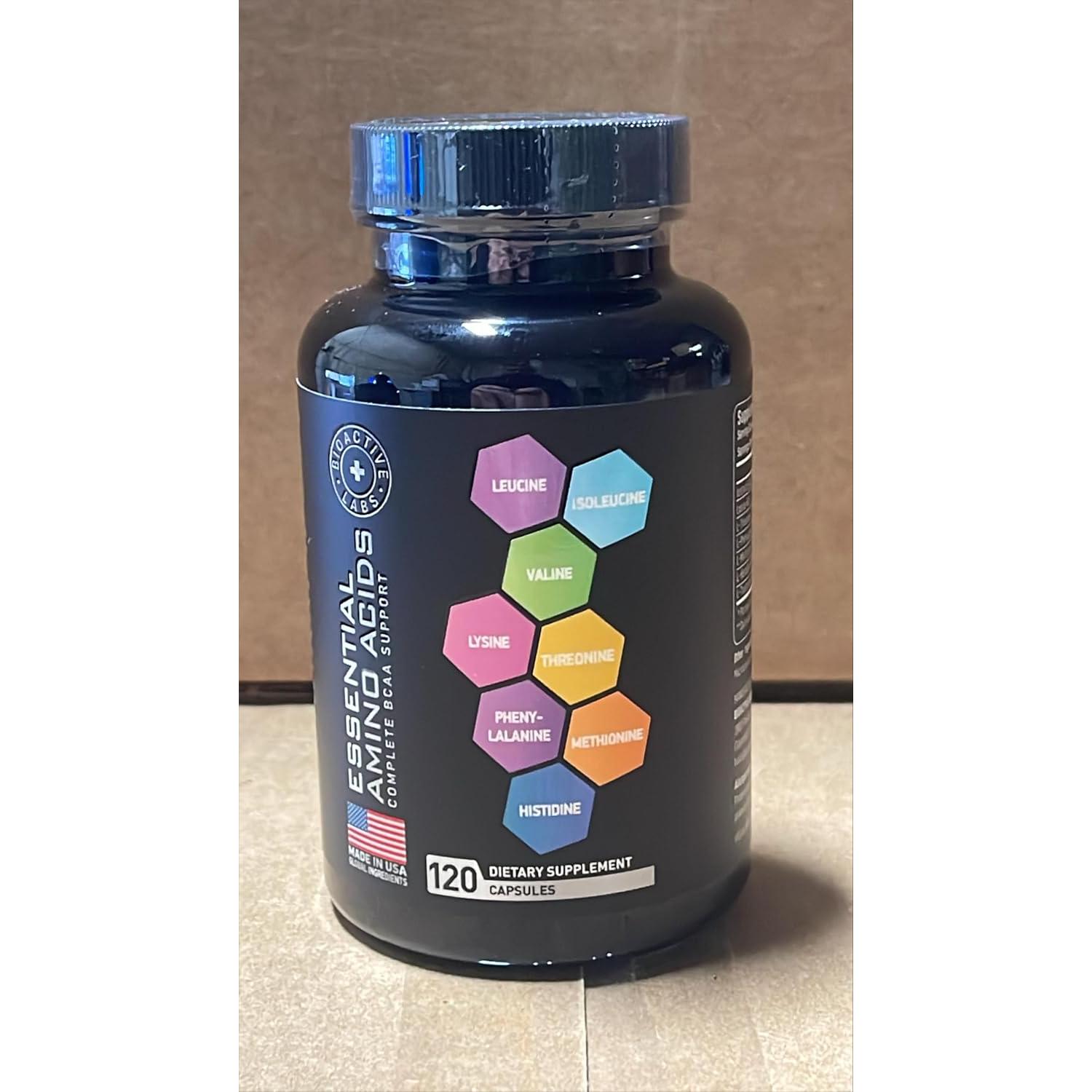 Aminoácidos Esenciales Veganos Bioactive Labs 240 Cápsulas