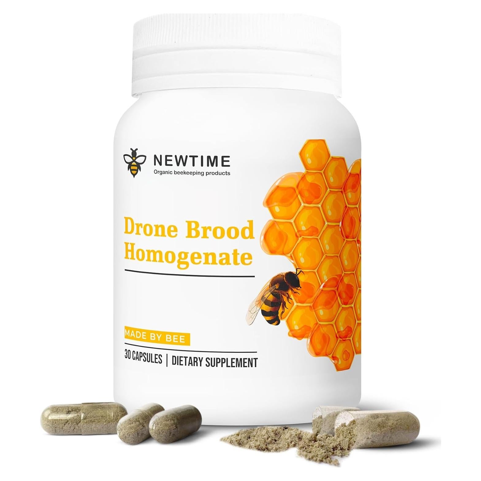 Cápsulas de Cría de Drone New Time - Suplemento Natural 28g