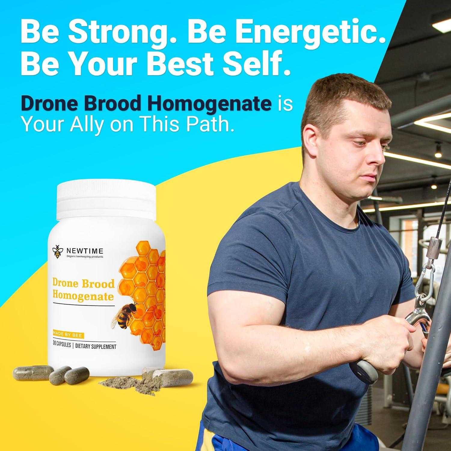 Cápsulas de Cría de Drone New Time - Suplemento Natural 28g