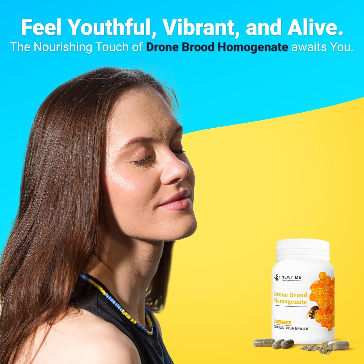 Cápsulas de Cría de Drone New Time - Suplemento Natural 28g