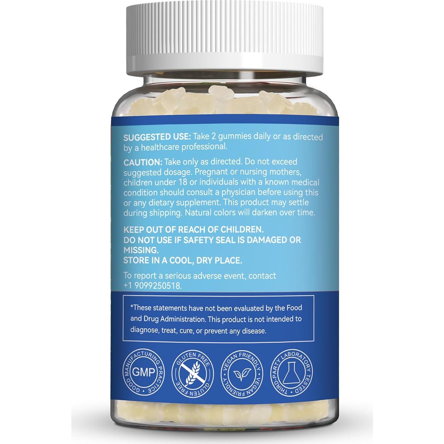 Gomitas de L-Lisina 1000mg SmildeHeal - 60 Unidades Veganas