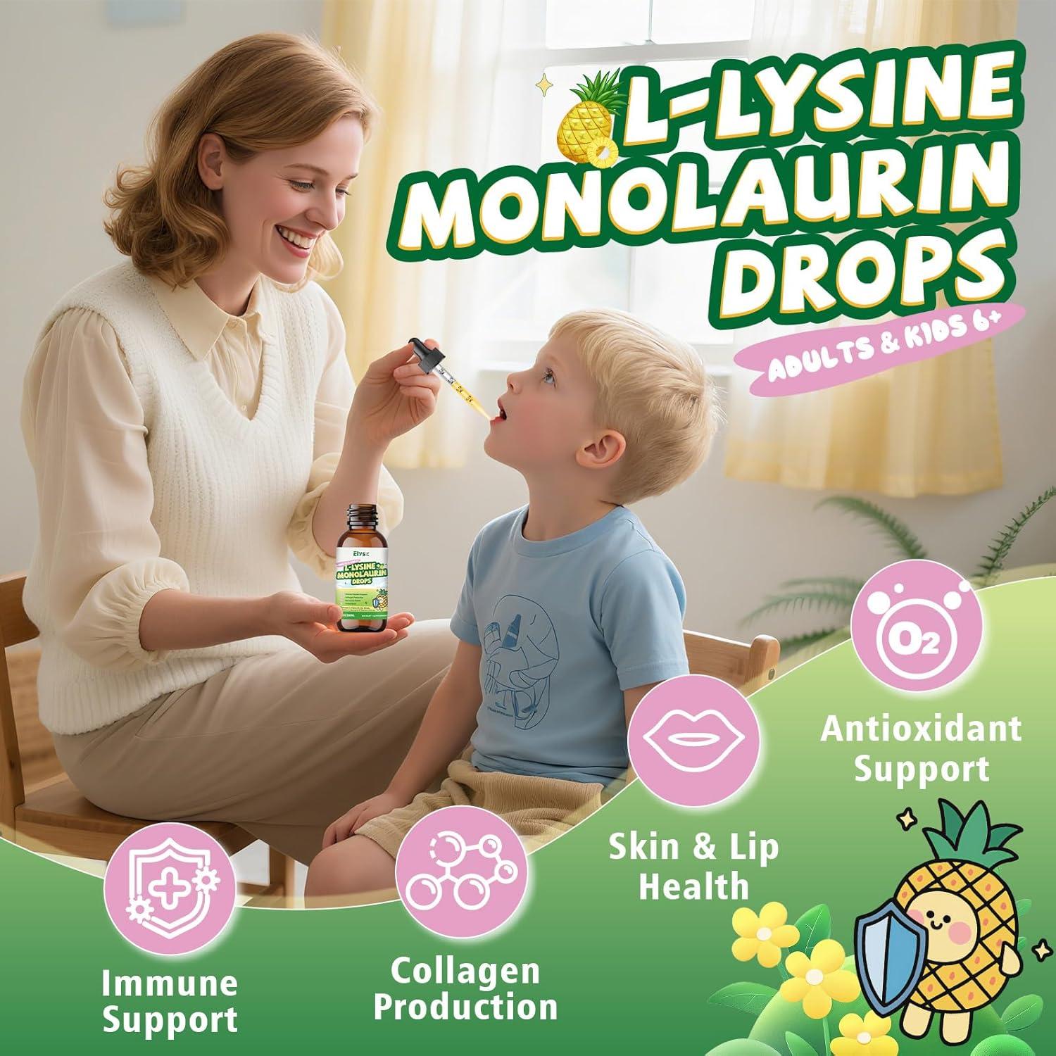Gotas Líquidas de L-Lisina Monolaurina Elysx 59.15 ml