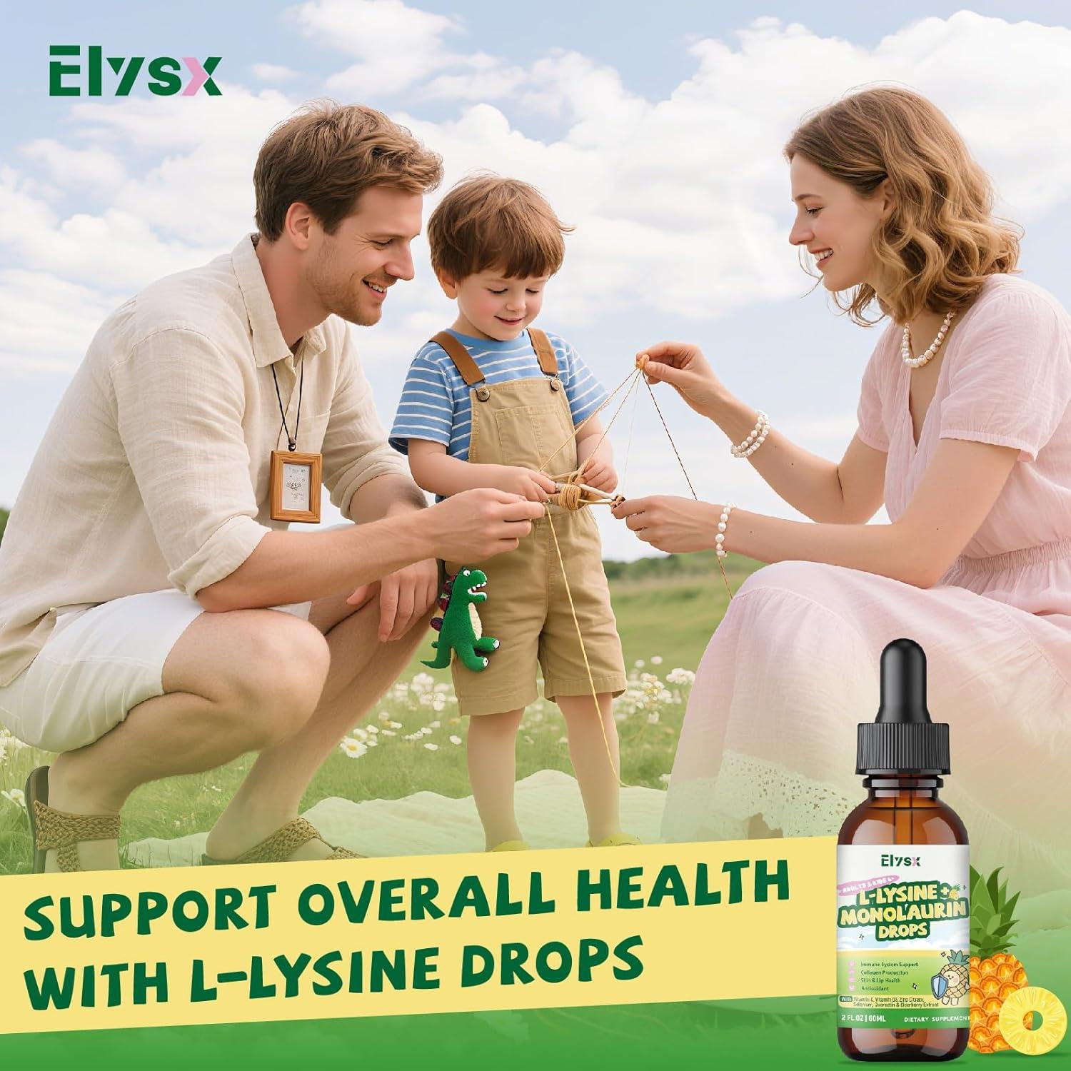 Gotas Líquidas de L-Lisina Monolaurina Elysx 59.15 ml