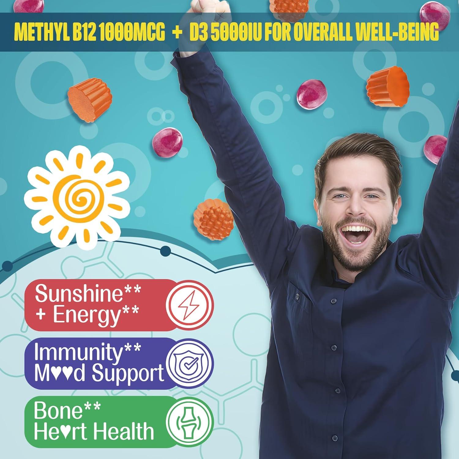 Gomitas Energéticas Nextdia L-Tirosina B12 D3 C 60 Unidades