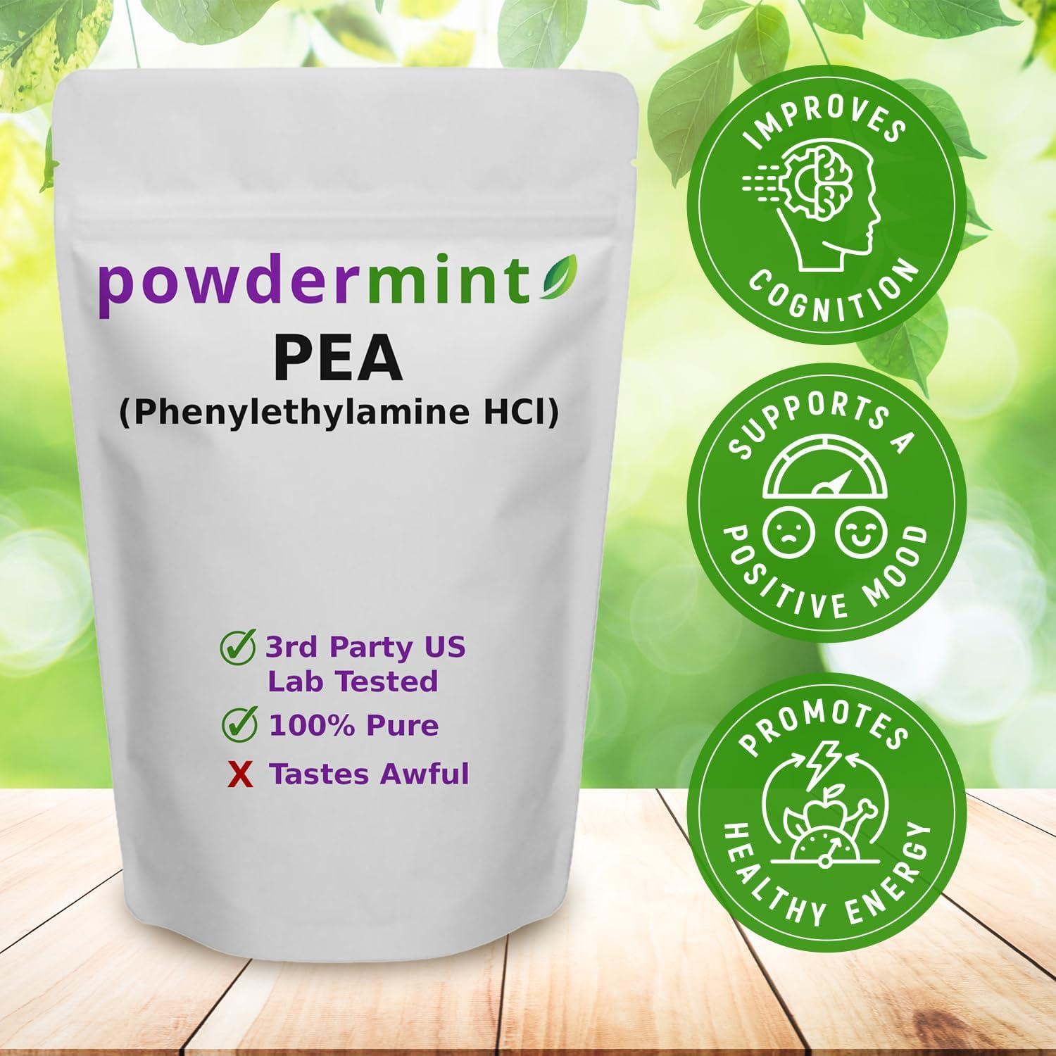 Feniletilamina en Polvo PEA HCl 125g - Powdermint