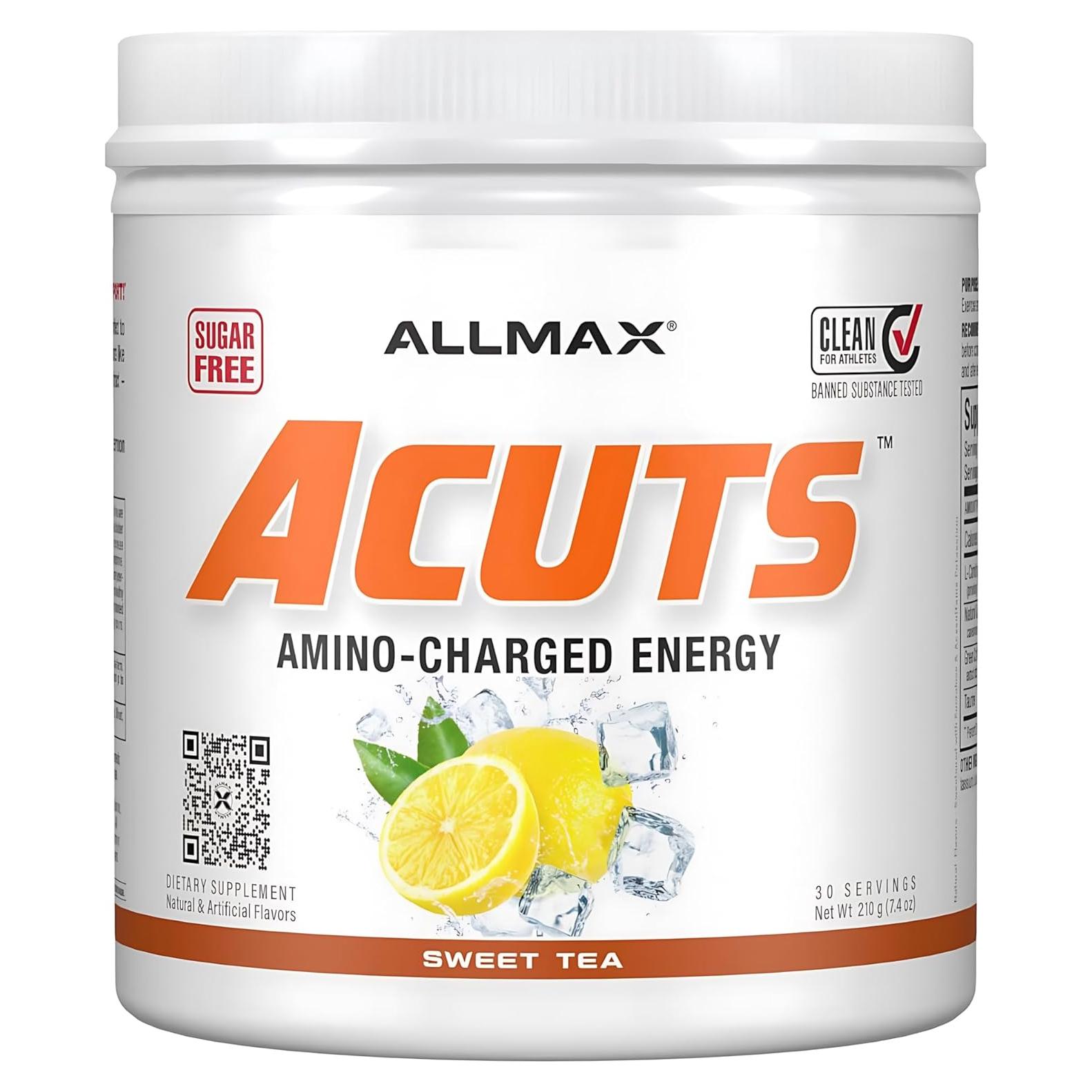 ALLMAX A:CUTS Bebida Energética Té Dulce 210 g - Sin Azúcar